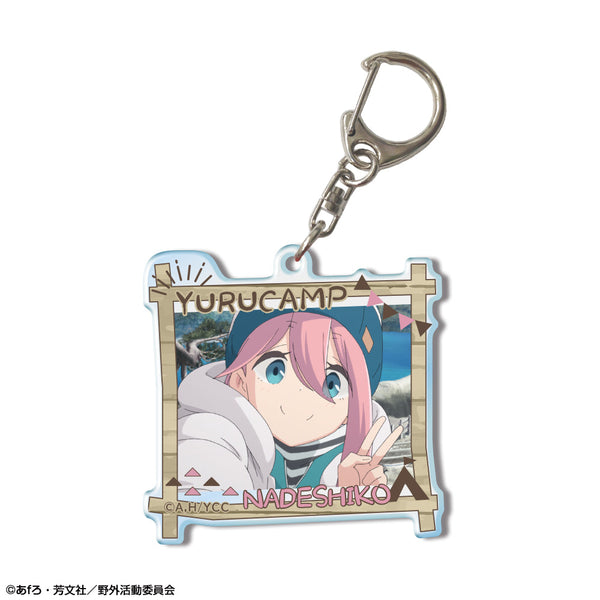 『ゆるキャン△』アクリルキーホルダー デザイン01(各務原なでしこ/A)【202502再販】