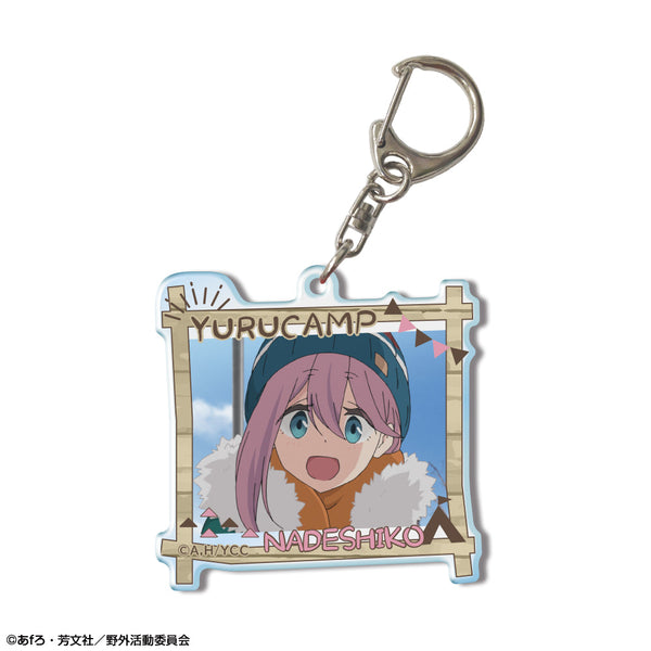 『ゆるキャン△』アクリルキーホルダー デザイン02(各務原なでしこ/B)【202504再販】