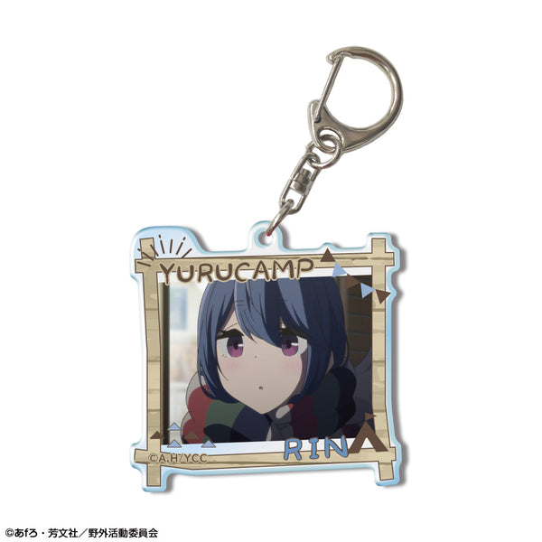 『ゆるキャン△』アクリルキーホルダー デザイン03(志摩リン/A)【202504再販】