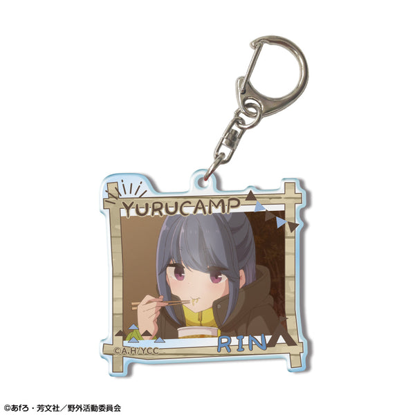 『ゆるキャン△』アクリルキーホルダー デザイン06(志摩リン/D)【202508再販】