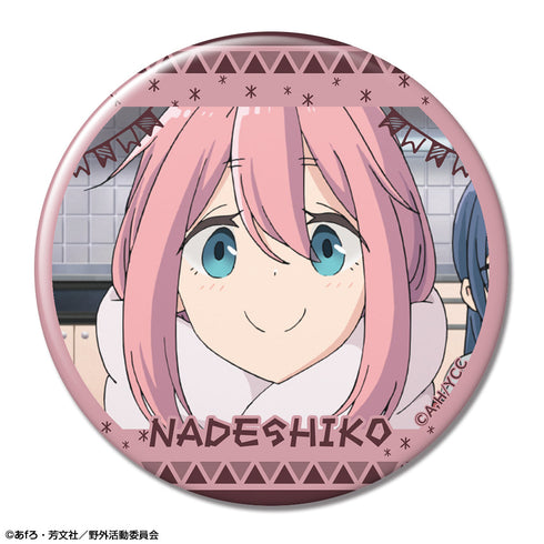 『ゆるキャン△』缶バッジ Ver.2 デザイン02(各務原なでしこ/B)【202510再販】