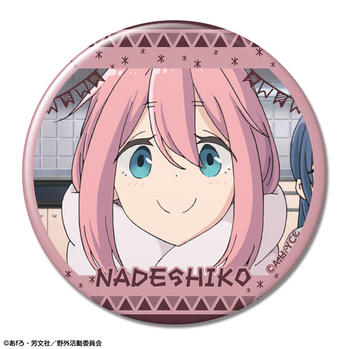 『ゆるキャン△』缶バッジ Ver.2 デザイン02(各務原なでしこ/B)【202607再販】