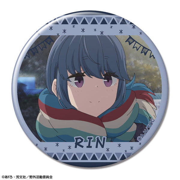 『ゆるキャン△』缶バッジ Ver.2 デザイン05(志摩リン/B)【202504再販】
