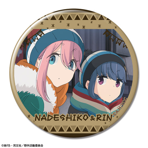 『ゆるキャン△』缶バッジ Ver.2 デザイン07(各務原なでしこ&志摩リン)【202609再販】