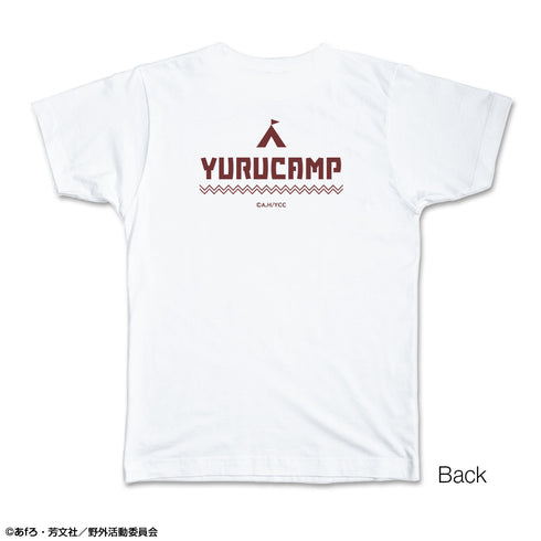『ゆるキャン△』Tシャツ Mサイズ デザイン01(各務原なでしこ)【202609再販】