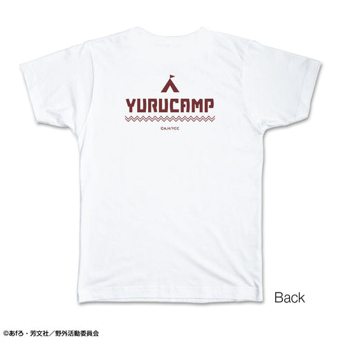 『ゆるキャン△』Tシャツ Mサイズ デザイン01(各務原なでしこ)【202510再販】