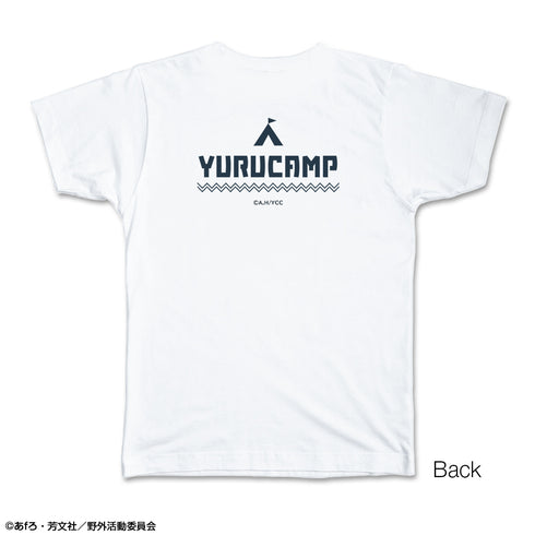 『ゆるキャン△』Tシャツ Mサイズ デザイン02(志摩リン)【202603再販】