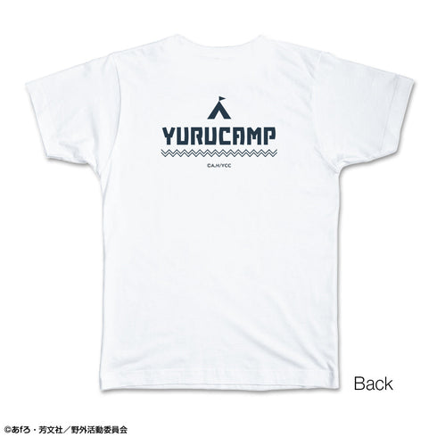 『ゆるキャン△』Tシャツ Mサイズ デザイン02(志摩リン)【202502再販】