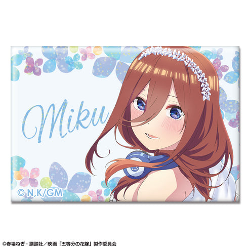 『五等分の花嫁』ホログラム缶バッジ 花嫁Ver. デザイン03(中野三玖)【202407再販】