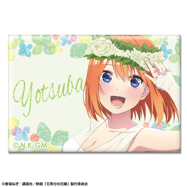 『五等分の花嫁』ホログラム缶バッジ 花嫁Ver. デザイン04(中野四葉)【202512再販】