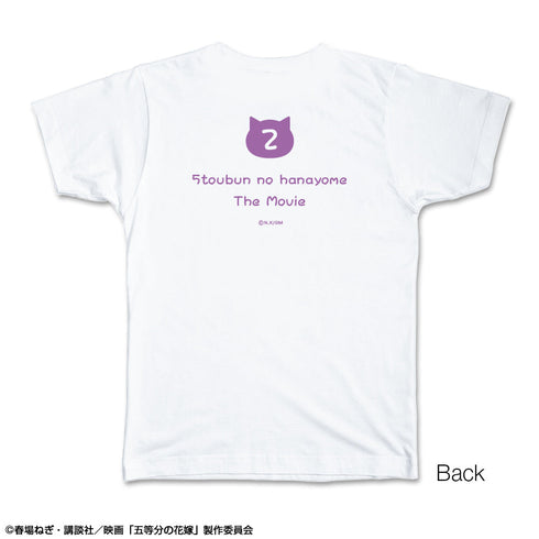『五等分の花嫁』Tシャツ Mサイズ デザイン02(中野二乃)【描き下ろし】【202506再販】