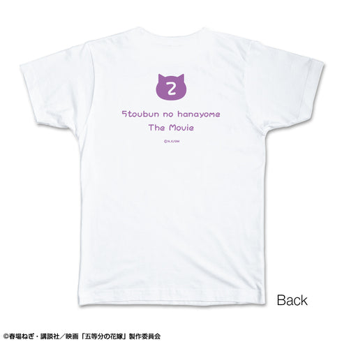 『五等分の花嫁』Tシャツ Mサイズ デザイン02(中野二乃)【描き下ろし】【202603再販】