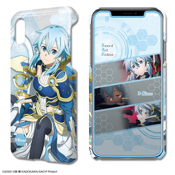 『ソードアート・オンライン -プログレッシブ- 星なき夜のアリア』デザジャケット iPhone X/XS ケース&保護シート デザイン04(シノン)【202502再販】