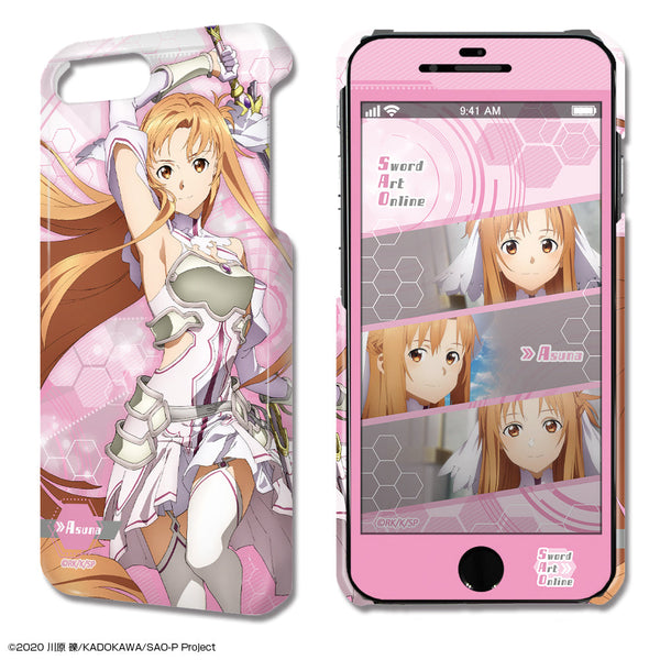 『ソードアート・オンライン -プログレッシブ- 星なき夜のアリア』デザジャケット iPhone 8 Plus/7 Plus/6 Plus/6s Plus ケース&保護シート デザイン02(アスナ/A)【202508再販】