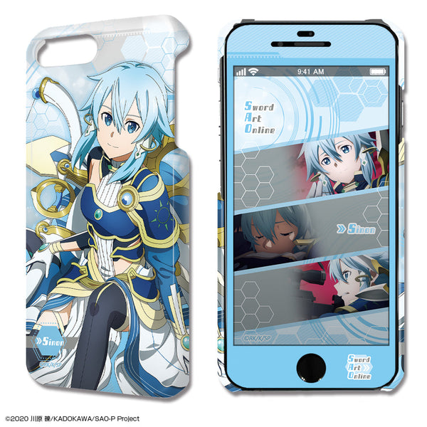 『ソードアート・オンライン -プログレッシブ- 星なき夜のアリア』デザジャケット iPhone 8 Plus/7 Plus/6 Plus/6s Plus ケース&保護シート デザイン04(シノン)【202504再販】