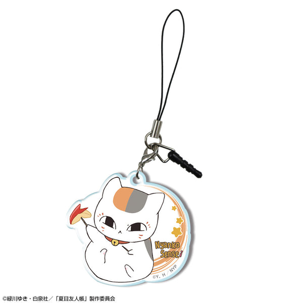 『夏目友人帳』アクリルイヤホンジャックアクセサリー Ver.2 デザイン03(ニャンコ先生/C)【202511再販】