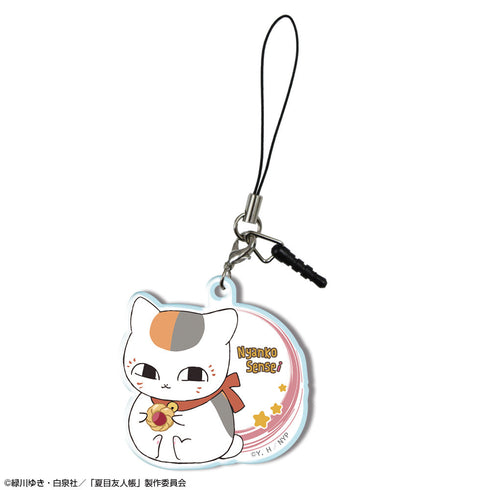 『夏目友人帳』アクリルイヤホンジャックアクセサリー Ver.2 デザイン04(ニャンコ先生/D)【202511再販】