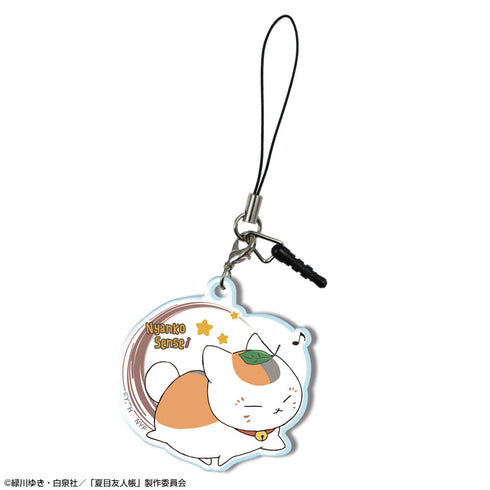 『夏目友人帳』アクリルイヤホンジャックアクセサリー Ver.2 デザイン05(ニャンコ先生/E)【202511再販】