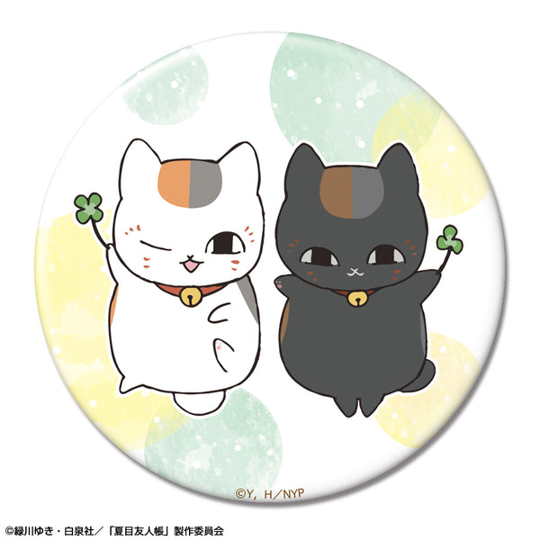 『夏目友人帳』缶バッジ デザイン04(ニャンコ先生&黒ニャンコ)【202511再販】