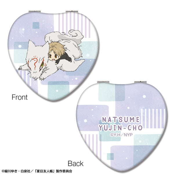 『夏目友人帳』ハート型コンパクトミラー デザイン04(夏目貴志&斑)【202602再販】