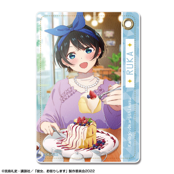 『彼女、お借りします』レザーパスケース Ver.2 デザイン03(更科瑠夏)【202507再販】