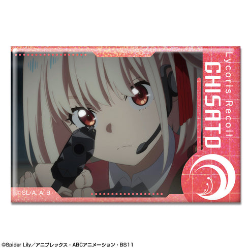『リコリス・リコイル』ホログラム缶バッジ デザイン05(錦木千束/E)【202507再販】