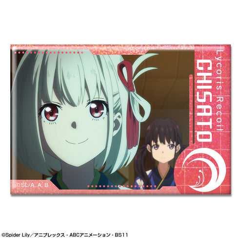 『リコリス・リコイル』ホログラム缶バッジ デザイン06(錦木千束/F)【202507再販】
