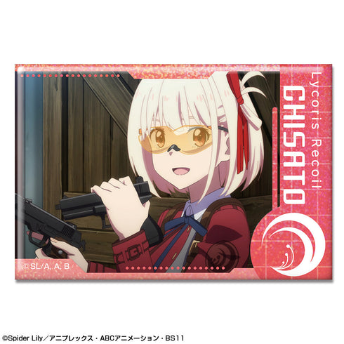『リコリス・リコイル』ホログラム缶バッジ デザイン08(錦木千束/H)【202507再販】