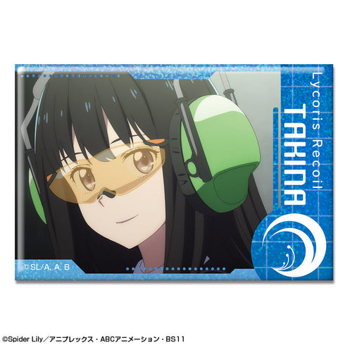 『リコリス・リコイル』ホログラム缶バッジ デザイン16(井ノ上たきな/F)【202507再販】