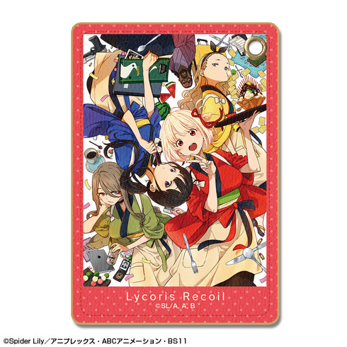 『リコリス・リコイル』レザーパスケース デザイン07(集合)【202507再販】