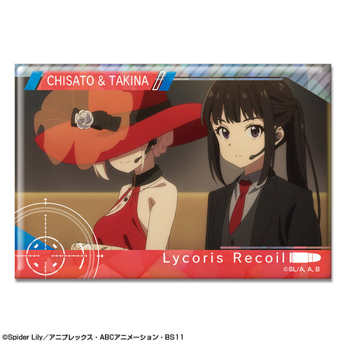 『リコリス・リコイル』ホログラム缶バッジ Ver.2 デザイン21(錦木千束&井ノ上たきな/D)【202507再販】