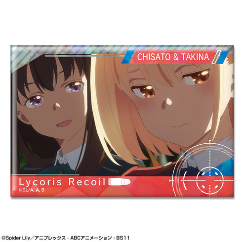 『リコリス・リコイル』ホログラム缶バッジ Ver.2 デザイン25(錦木千束&井ノ上たきな/H)【202507再販】