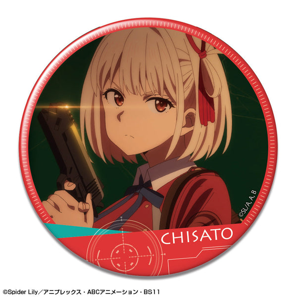 『リコリス・リコイル』缶バッジ Ver.2 デザイン17(錦木千束/Q)【202507再販】