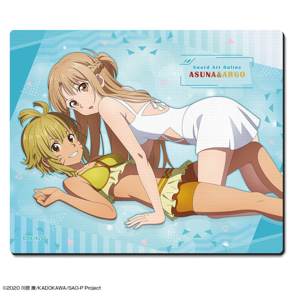 『ソードアート・オンライン -プログレッシブ- 冥き夕闇のスケルツォ』ラバーマウスパッド デザイン03(アスナ&アルゴ)【202408再販】