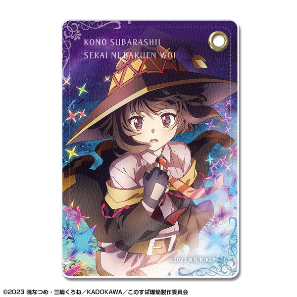 『この素晴らしい世界に爆焔を!』レザーパスケース デザイン01(めぐみん/A)【202503再販】