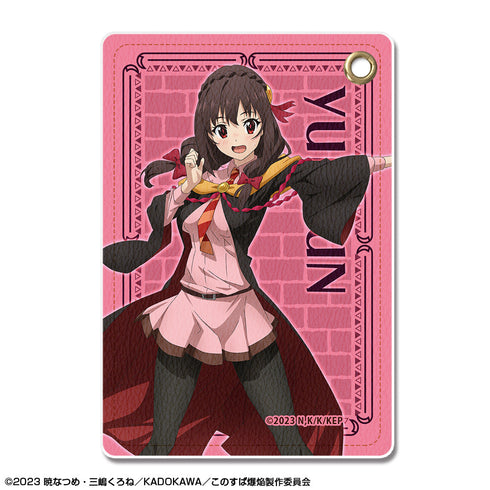 『この素晴らしい世界に爆焔を!』レザーパスケース デザイン03(ゆんゆん)【202509再販】