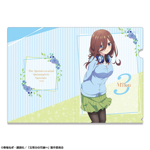 『五等分の花嫁∽』クリアファイル デザイン03(中野三玖/A)【202407再販】