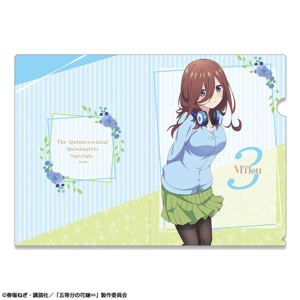 『五等分の花嫁∽』クリアファイル デザイン03(中野三玖/A)【202407再販】
