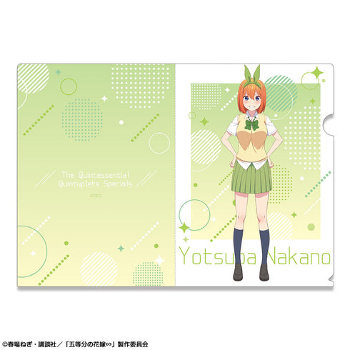 『五等分の花嫁∽』クリアファイル デザイン09(中野四葉/B)【202407再販】