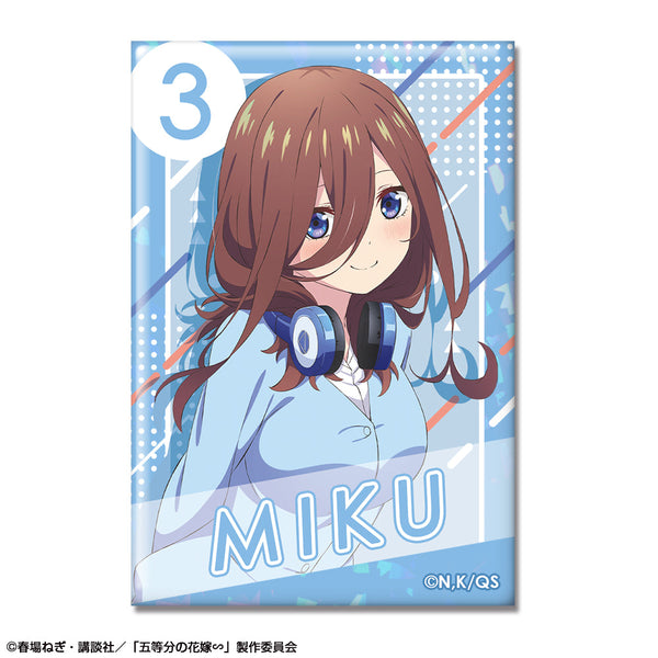 『五等分の花嫁∽』ホログラム缶バッジ デザイン05(中野三玖/A)【202407再販】