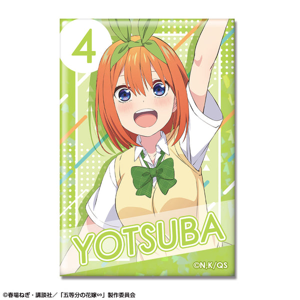 『五等分の花嫁∽』ホログラム缶バッジ デザイン07(中野四葉/A)【202407再販】