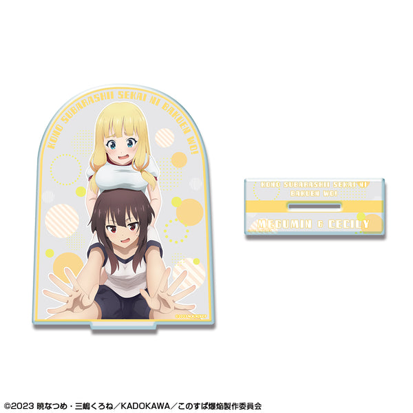 『この素晴らしい世界に爆焔を!』アクリルスタンド デザイン04(めぐみん&セシリー)【202608再販】