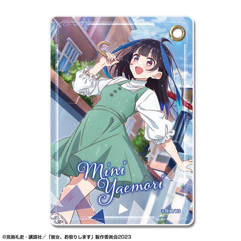 『彼女、お借りします』レザーパスケース Ver.3 デザイン10(八重森みに/B)【202506再販】