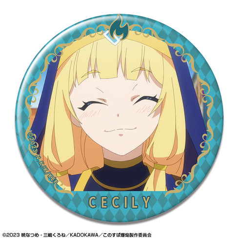 『この素晴らしい世界に爆焔を!』缶バッジ デザイン12(セシリー/B)【202411再販】
