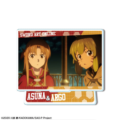 『ソードアート・オンライン -プログレッシブ- 冥き夕闇のスケルツォ』ミニアクリルスタンド デザイン17(アスナ&アルゴ/A)【202607再販】
