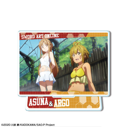 『ソードアート・オンライン -プログレッシブ- 冥き夕闇のスケルツォ』ミニアクリルスタンド デザイン18(アスナ&アルゴ/B)【202511再販】