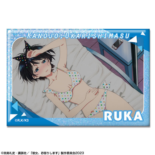 『彼女、お借りします』ホログラム缶バッジ Ver.2 デザイン10(更科瑠夏/A)【202507再販】