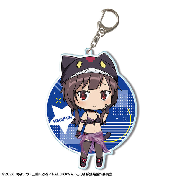 『この素晴らしい世界に爆焔を!』ビッグアクリルキーホルダー デザイン04(めぐみん/ちびキャラちょむすけ風水着Ver.)【202409再販】