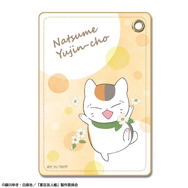 『夏目友人帳』レザーパスケース Ver.3 デザイン02(ニャンコ先生)【202504再販】