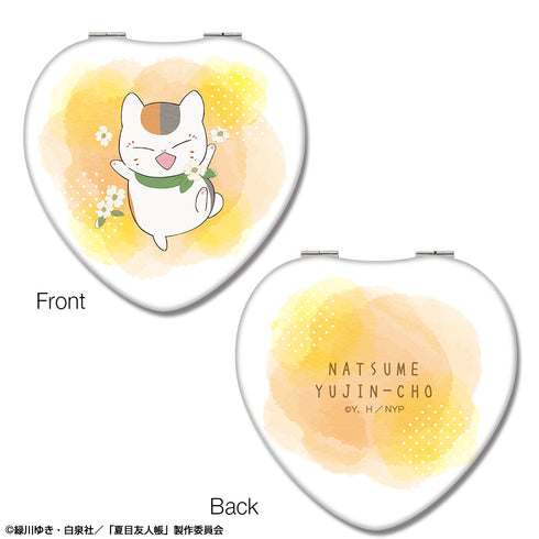 『夏目友人帳』ハート型コンパクトミラー Ver.2 デザイン02(ニャンコ先生)【202511再販】